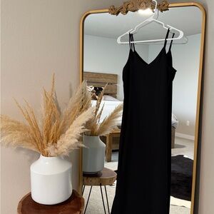 H&M Black slip Maxi Dress